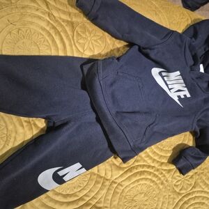 Nike Kids Black Sweatpants & Hoodie Set